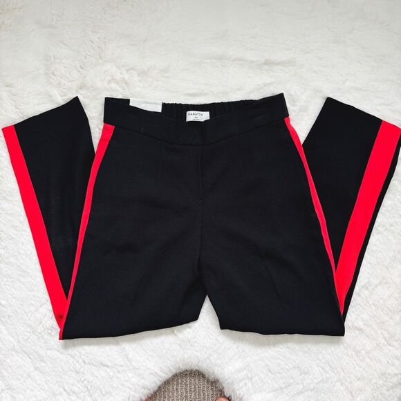 Aritzia Racer Stripe Black Trousers 00 - Picture 1 of 4